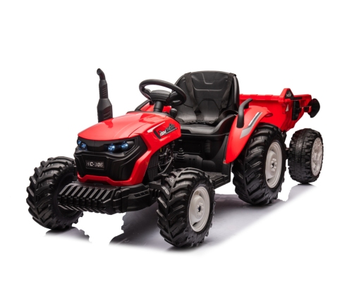 Детский электротрактор с прицепом HC-306 Red