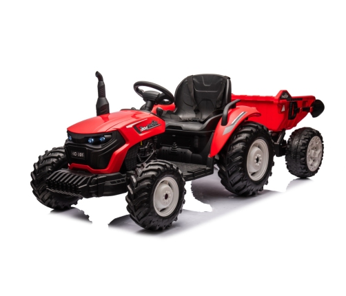 Детский электротрактор с прицепом HC-306 Red