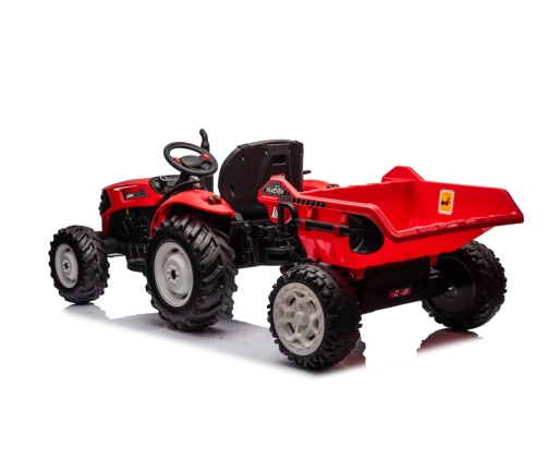 Детский электротрактор с прицепом HC-306 Red