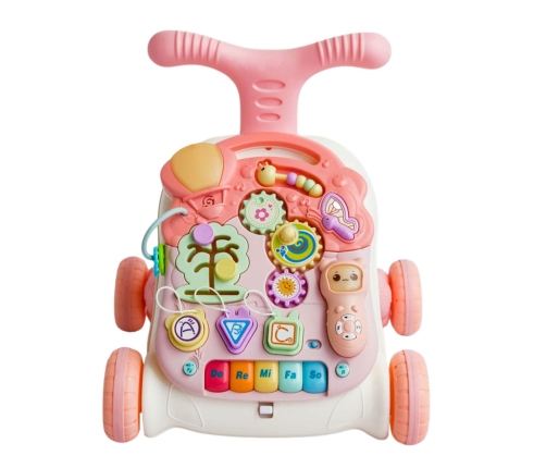 Educational Walker Table Panel Interactive Table 5in1 Pink