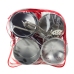 Set of kitchen utensils in a backpack - metal pots and spoons, 12 pieces.