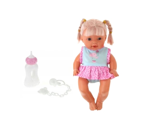 Baby Doll in Carrier Bottle Pacifier Talks Babbles Wee