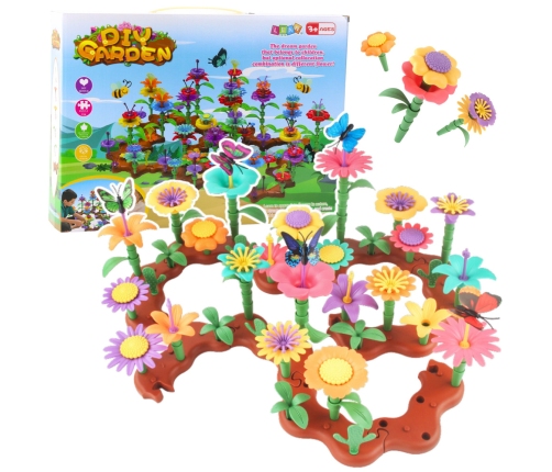 Creative Garden Flowers Construction Blocks Set 198 pcs.