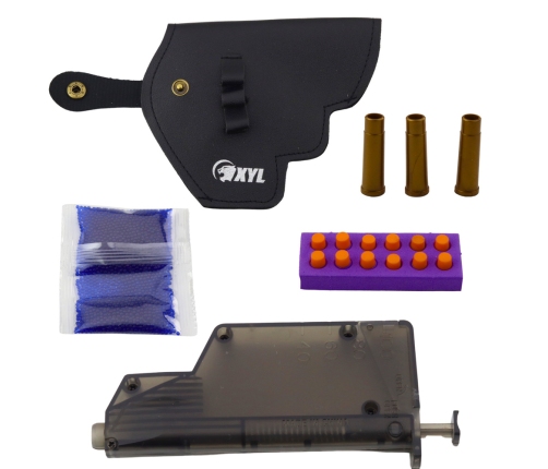 Revolver ZP-5 Foam Cartridges Water Balls Hydrogel Shield Holster