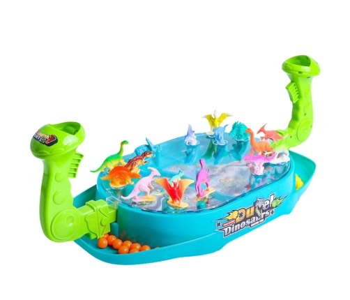 Arcade Game Ballsaurs Knocking Down Dinosaurs Shooting