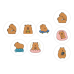 Capybara Stickers Tape Various Patterns 2.5cm 500pcs