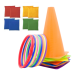 Sports Set For Arcade Games Cones Hoops Bags 29pcs