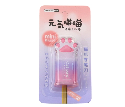 Pencil sharpener Cat's paw for thin pencils