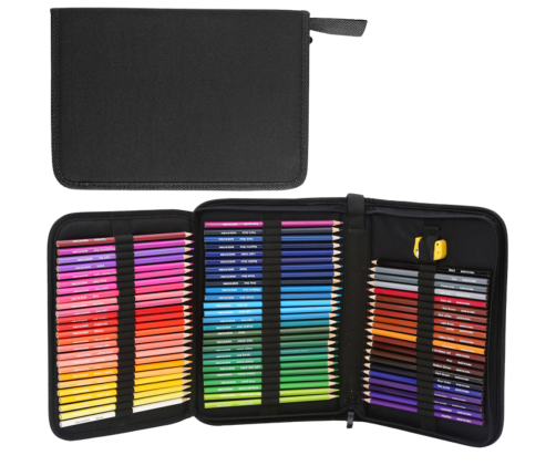 Set of Hexagonal Drawing Pencils Sketching Pencil Case 72 pcs