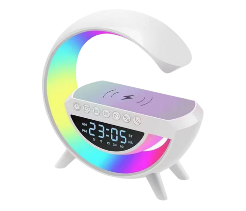 Night Light Multifunction Alarm Clock Inductive Charger