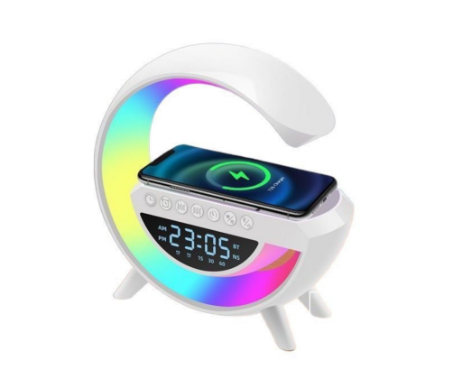 Night Light Multifunction Alarm Clock Inductive Charger
