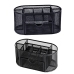 Office Supplies Organizer Container Metal Black