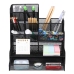 Office Supplies Organizer Container Metal Black