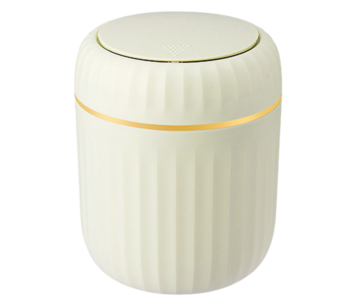 Mini Waste Bin Opening Lid Universal Elegant Green