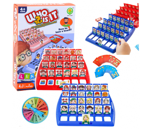 Family Game Logic Guess Who? Mini Travel 2 Boards