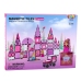 Magnetic Windows Blocks for Girls Pink 58 pcs.