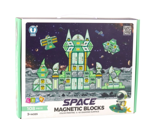 Magnetic Blocks Space Space Station 4D 108pcs