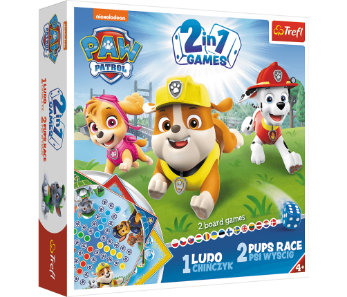 Board Game 2in1 Ludo Paw Patrol Trefl 01896