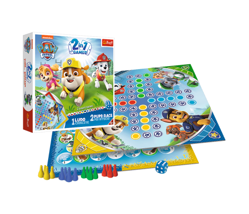 Board Game 2in1 Ludo Paw Patrol Trefl 01896