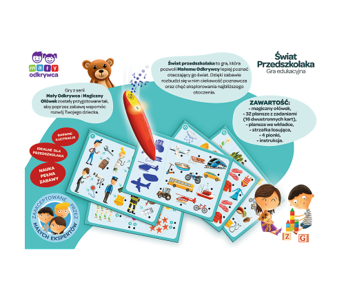 Educational Game Preschooler's World Magic Pencil Trefl 02112