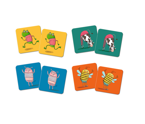 Memos Classic and Plus Game, Movement and Sound - Animals Trefl 02271