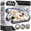 Wooden puzzle Star Wars 160 pcs Millennium Falcon Trefl 20189