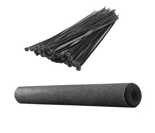 Shade Net For Fence Fence Masking Gray 1.5M 50M 140g/m²