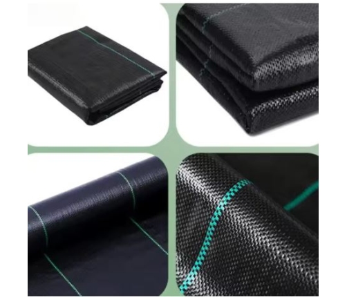 Black agrotextile 1.1x50m UV 135g anti-weed agrotextile + anchors
