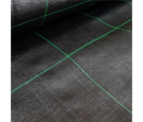 Black agrotextile 1.1x50m UV 135g anti-weed agrotextile + anchors