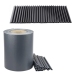 UV Protection Fence Tape 20 Clips Gray 450 g/m² 19x35m