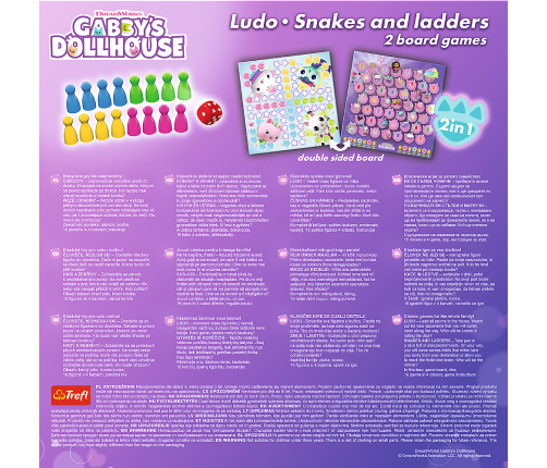 Game 2in1 Chinaman - Snakes and Ladders Gabbys Dollhouse 02590