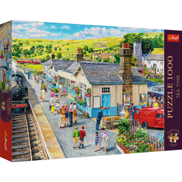 Puzzle - "1000 Premium Plus" - Tea Time: Train Station Trefl 10810