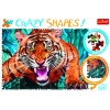 Puzzle Crazy Shapes 600 pcs. Eye to eye with a tiger Trefl 11110 Puzzle Crazy Shapes 600 pcs. Eye to eye with a tiger Trefl 11110