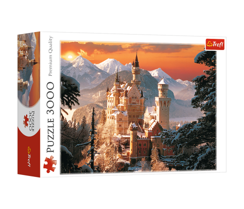 Puzzle - "3000" - Neuschwanstein Winter Castle Trefl 33025