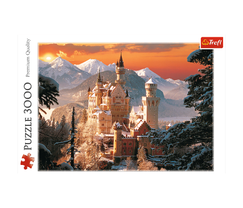Puzzle - "3000" - Neuschwanstein Winter Castle Trefl 33025