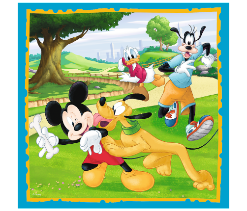 Puzzle - "3in1" - Mickey Mouse with friends Trefl 34846