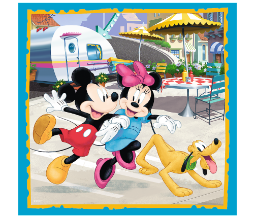 Puzzle - "3in1" - Mickey Mouse with friends Trefl 34846