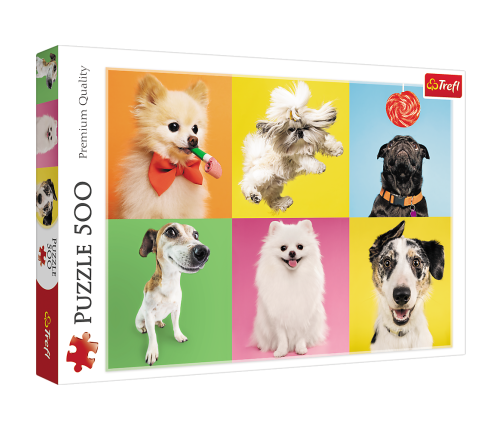 Puzzle 500 pcs. Dogs Trefl 37378