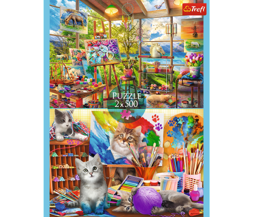 Puzzle - 2x500 - Art of painting FSC Mix 70% 37530