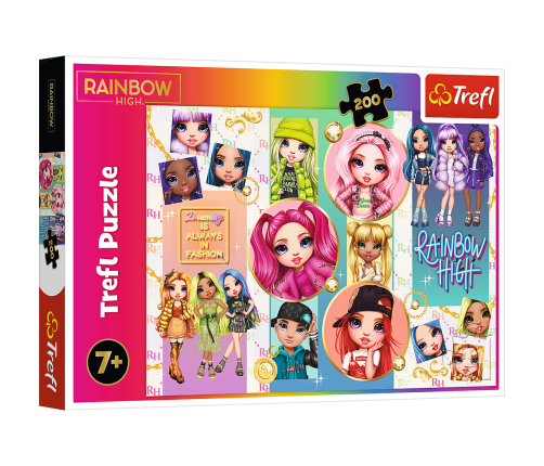Puzzle - "200" - Friendship Rainbow High Trefl 13289