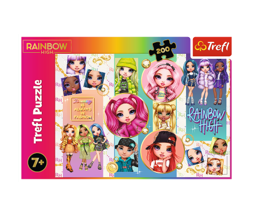 Puzzle - "200" - Friendship Rainbow High Trefl 13289