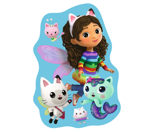 Puzzle - "50 Puzzle Drewniane Konturowe" - Wesoła Gabby Trefl 20260