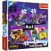 Puzzle - 4in1 - Meet Batwheels - Warner Batwheels 34658