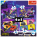 Puzzle - 4in1 - Meet Batwheels - Warner Batwheels 34658