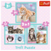 Puzzle - "3 in 1" - Cute animals Trefl 34862