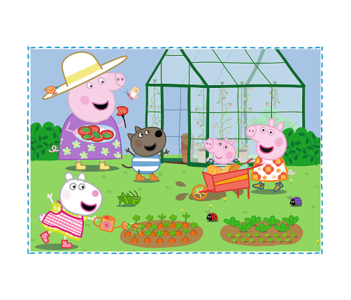 Puzzle - "4in1" - Holiday memories / Peppa Pig Trefl 34359