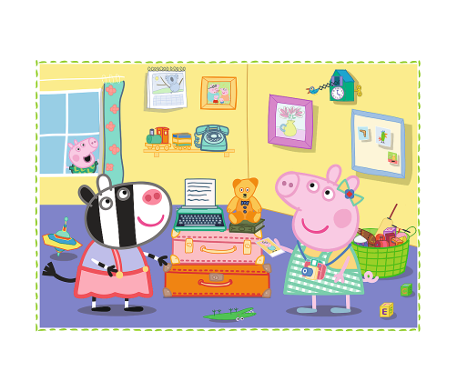 Puzzle - "4in1" - Holiday memories / Peppa Pig Trefl 34359