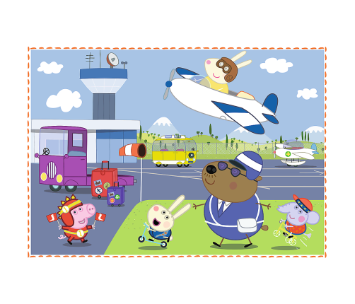 Puzzle - "4in1" - Holiday memories / Peppa Pig Trefl 34359