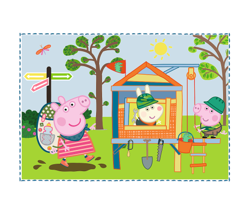 Puzzle - "4in1" - Holiday memories / Peppa Pig Trefl 34359
