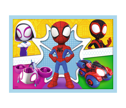 Puzzle - "4in1 (12, 15, 20, 24)" - Ekipa Spiday"a 34611